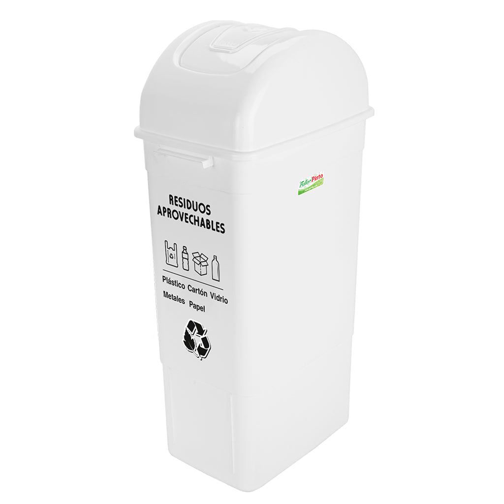 Papelera Tapa Vaivén Cuadrada - Pinto