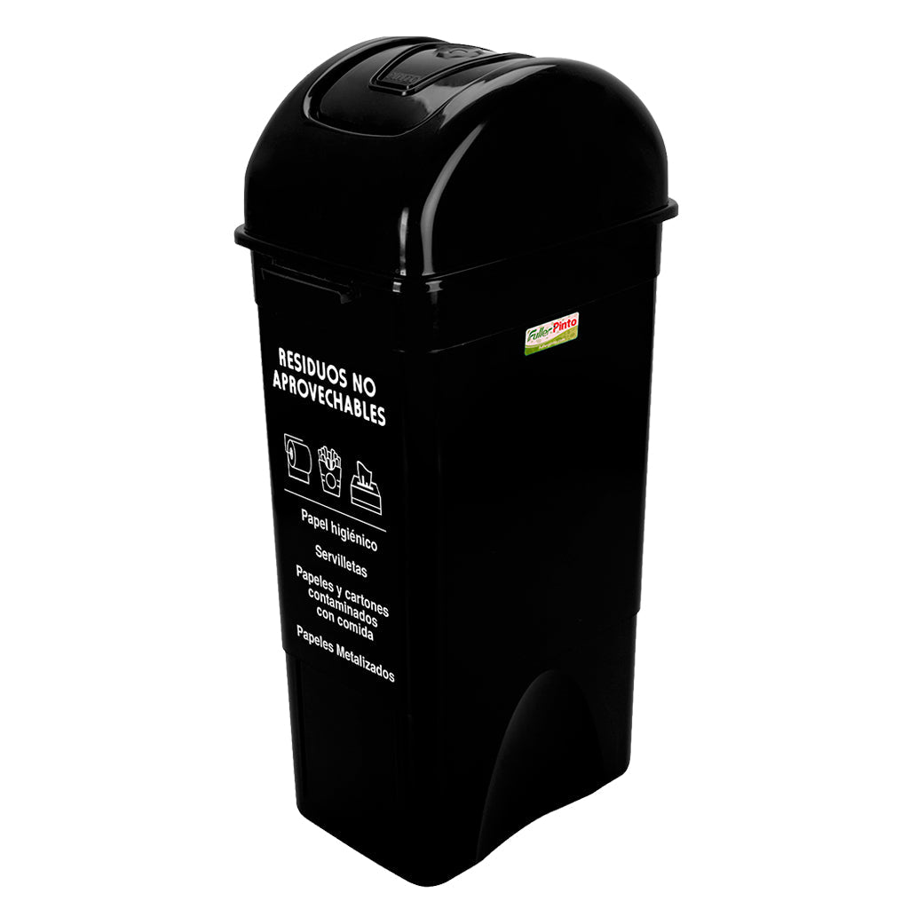 Papelera Tapa Vaivén Cuadrada - Pinto