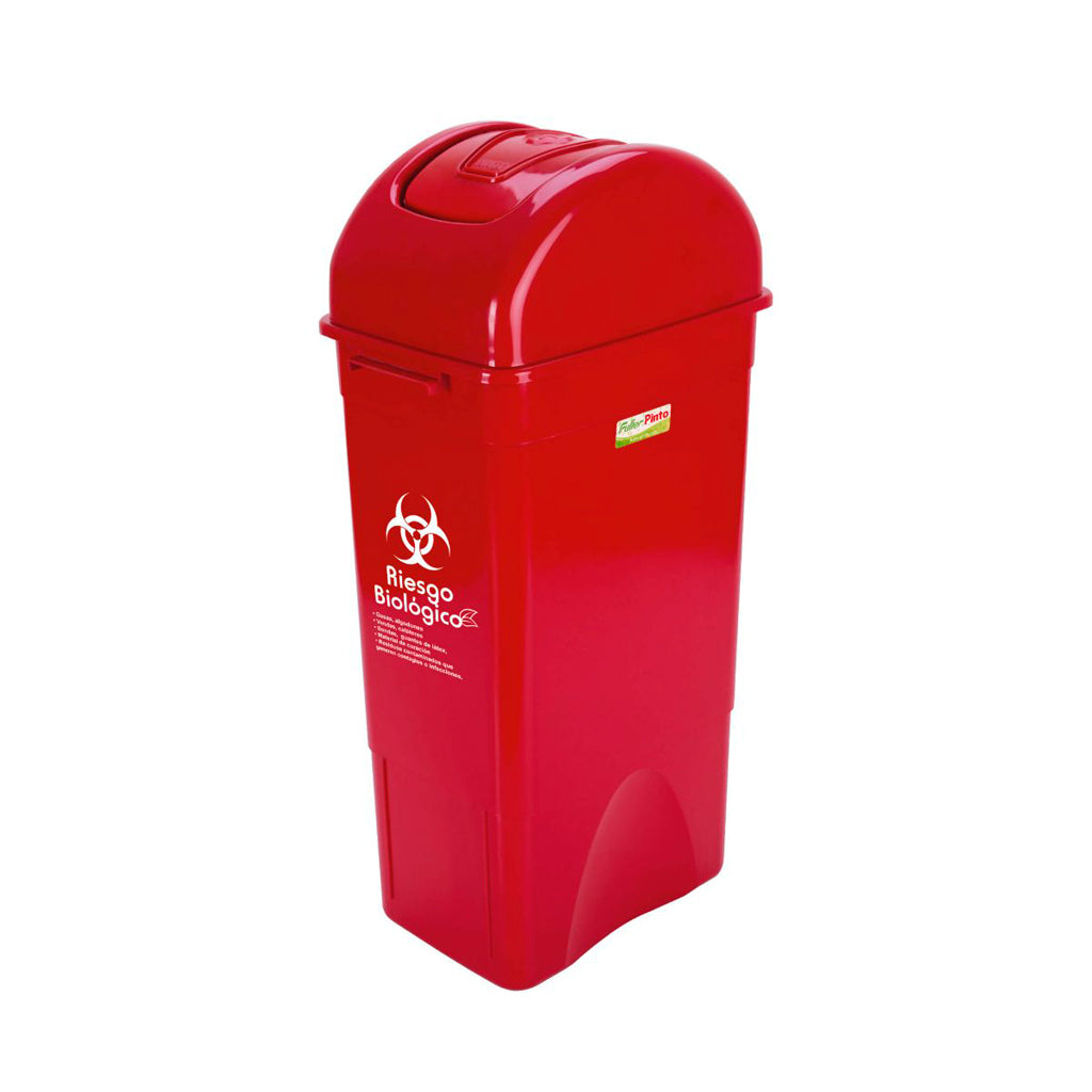 Papelera Tapa Vaivén Cuadrada - Pinto