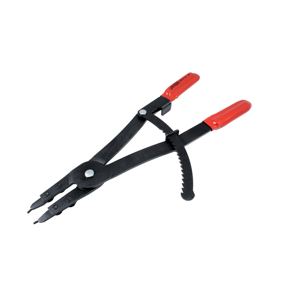 Pinza para Cerrar Anillos de Retención con Mecanismo de Matraca (Interior) - Urrea