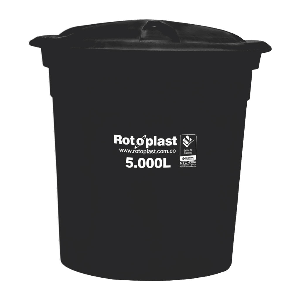 Tanque Rotoplast con Tapa y Juego Conexiones - Rotoplast