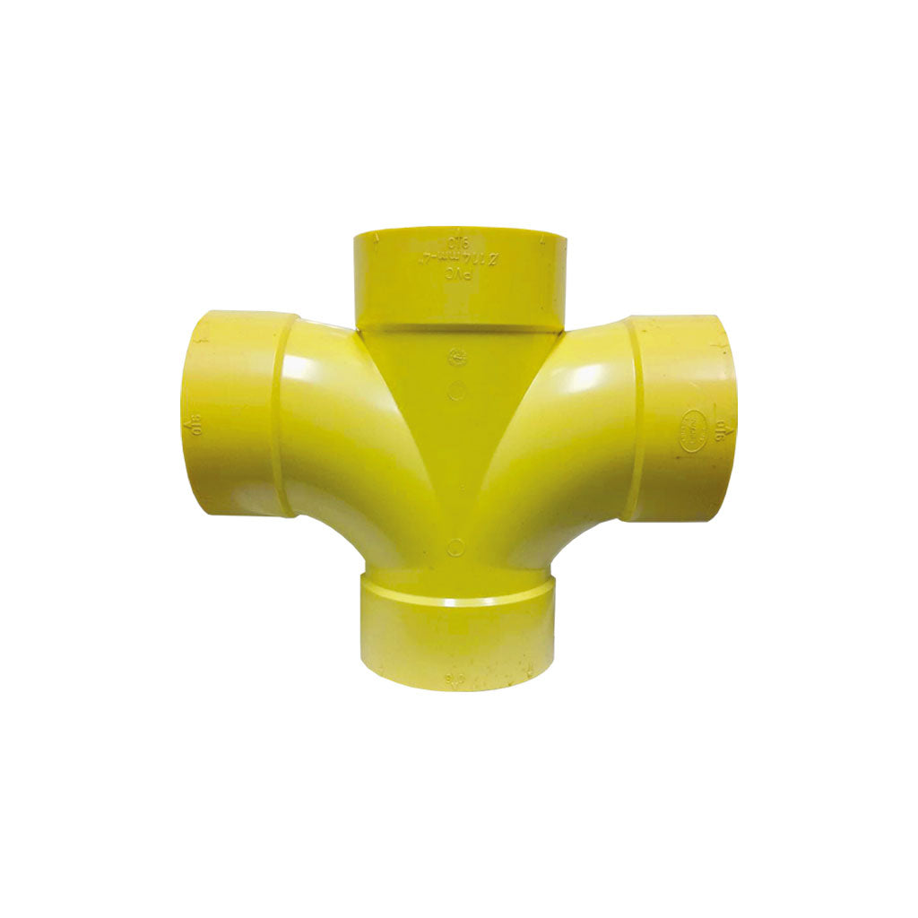 Te PVC  Doble Sanitaria - Durman