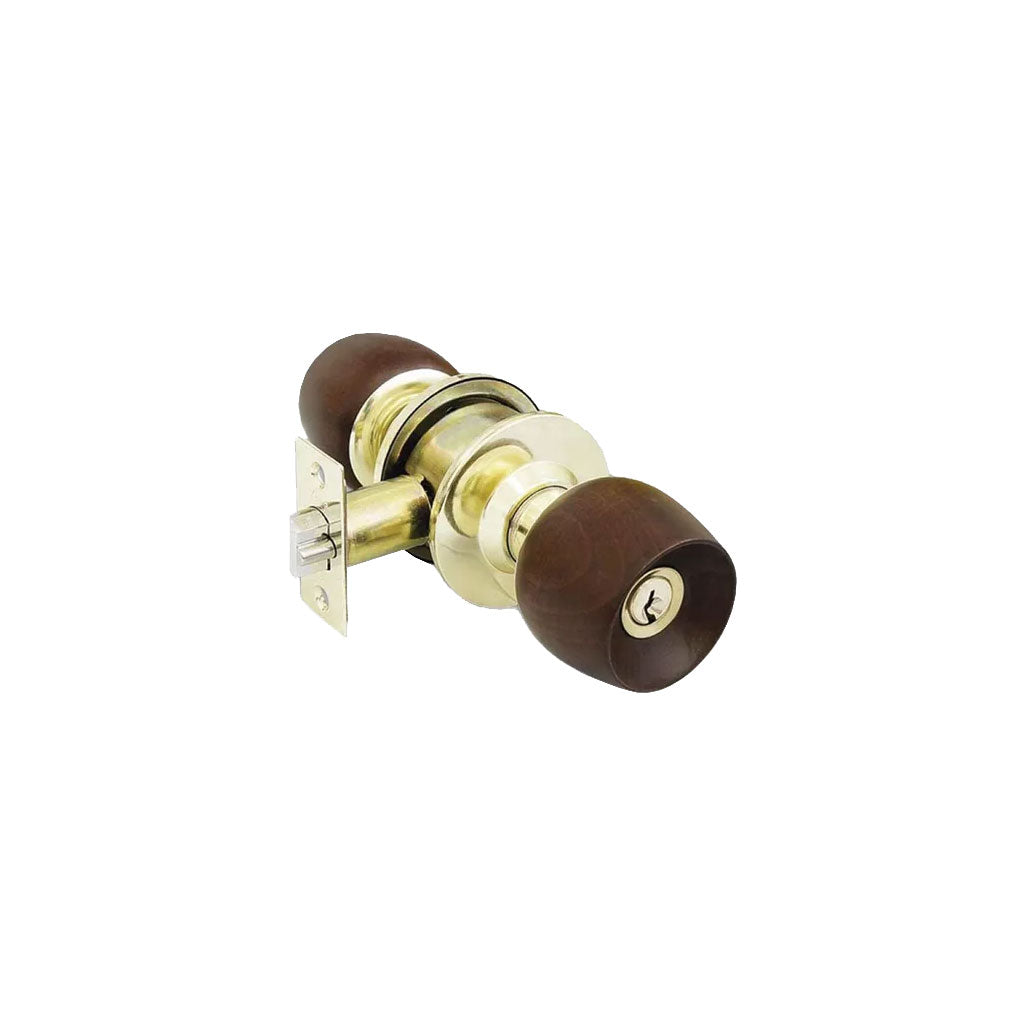 Cerradura Pomo Madera Dublin US3 - Yale