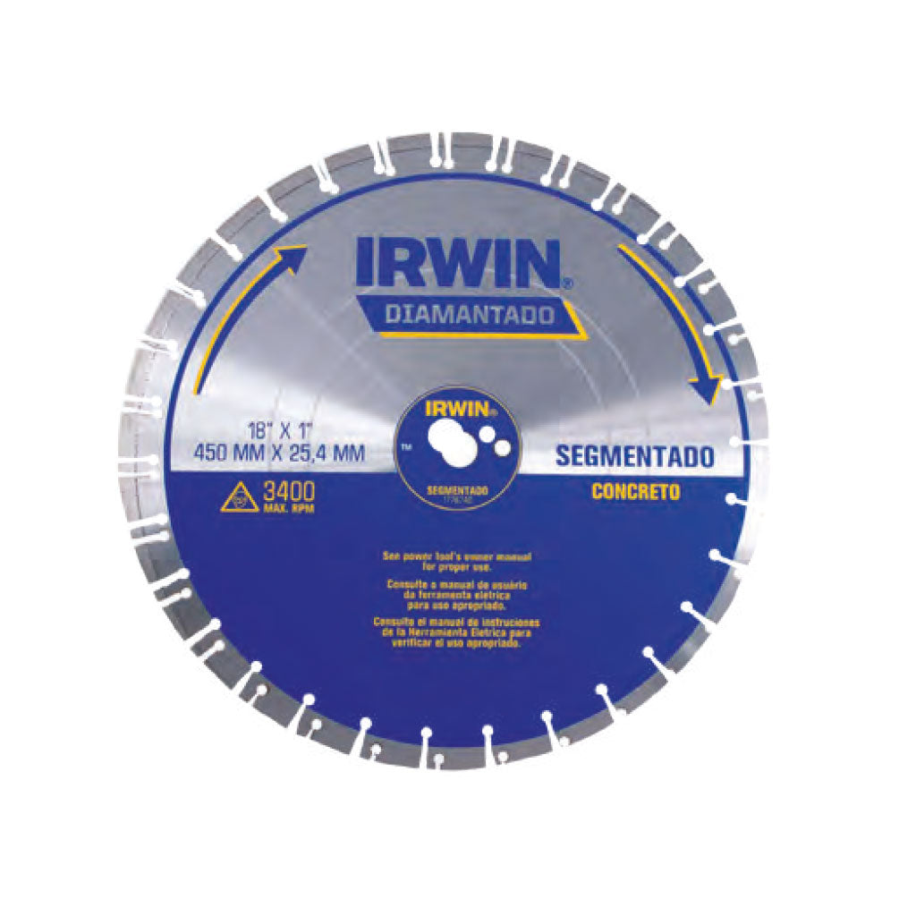 Disco Diamantado Segmentado para Concreto 14" - Irwin