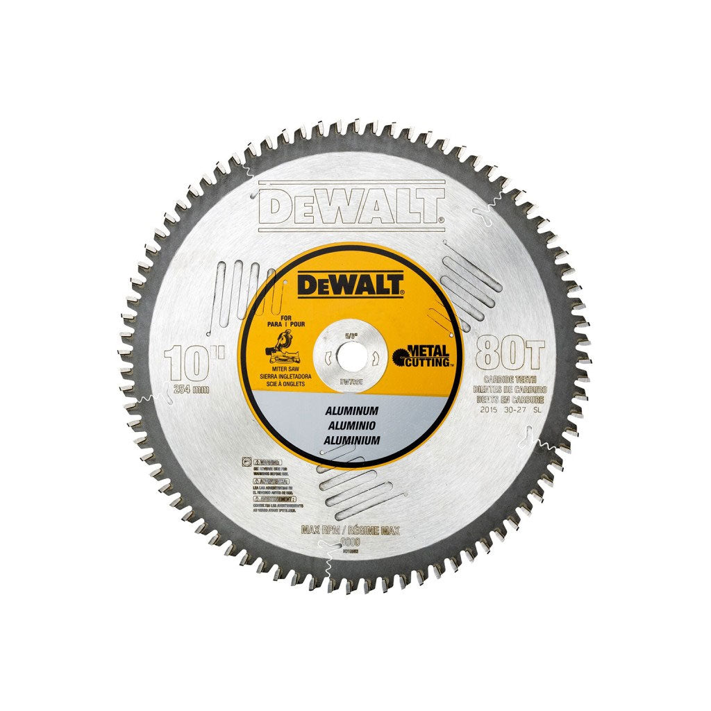 Hoja Sierra Corte No Ferrosos 10" x 80 Dientes HP DW7665 - Dewalt