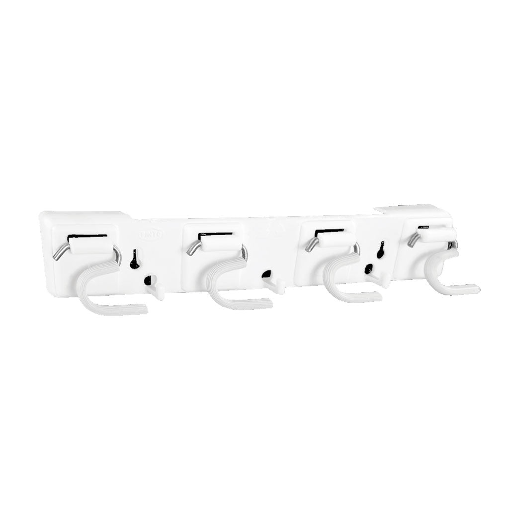 Organizador Porta Escoba Blanco 8 Puestos - Pinto