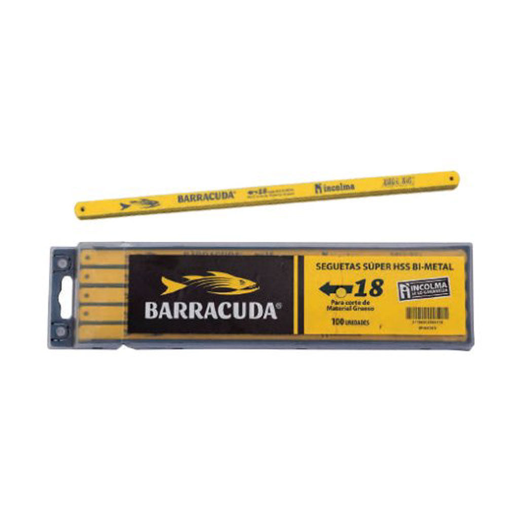Segueta Bimetal 18 Dientes - Barracuda