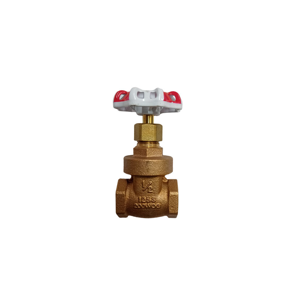 Válvula Compuerta Bronce RW 125lb NPT - Red White