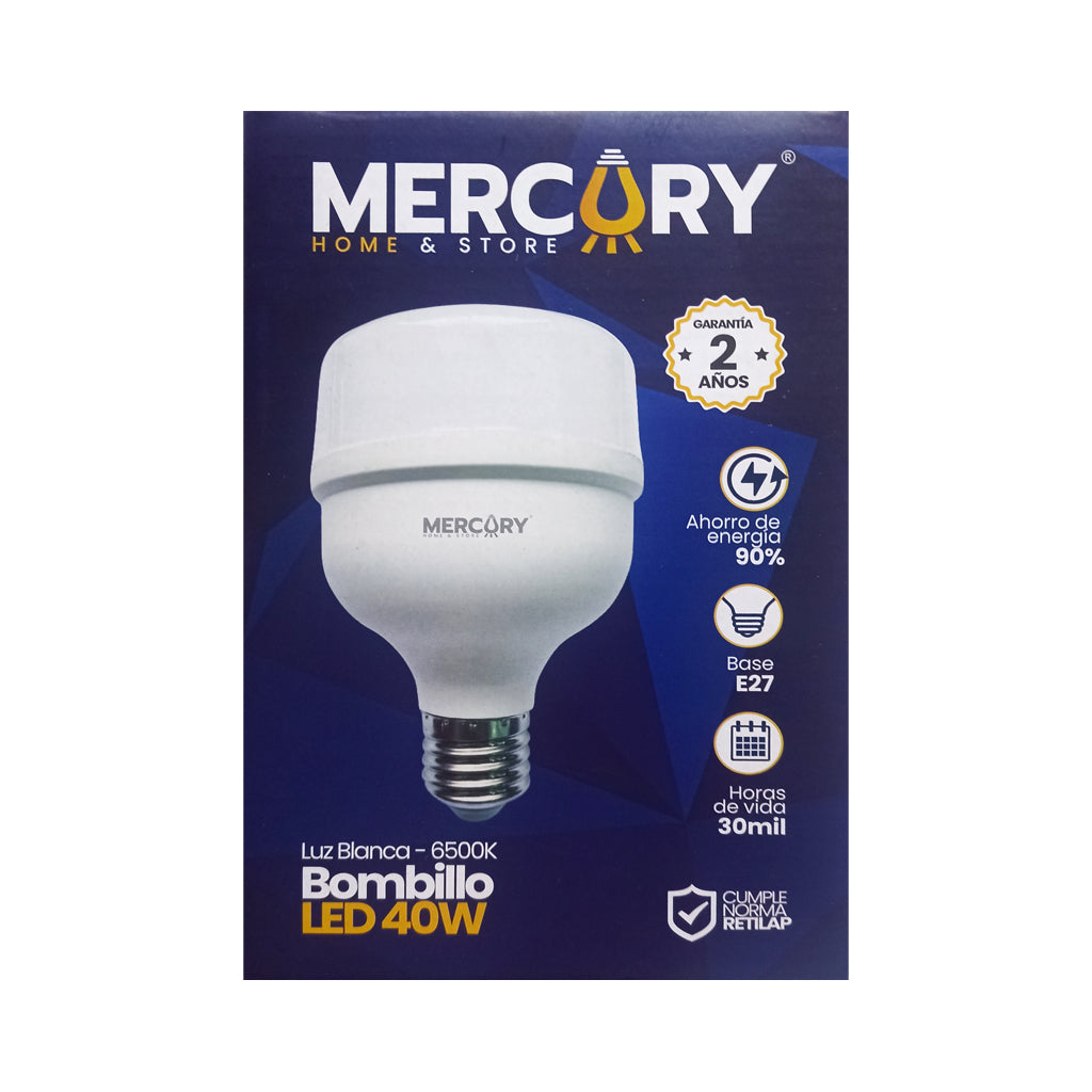 Bombillo LED E27 6500k - Mercury