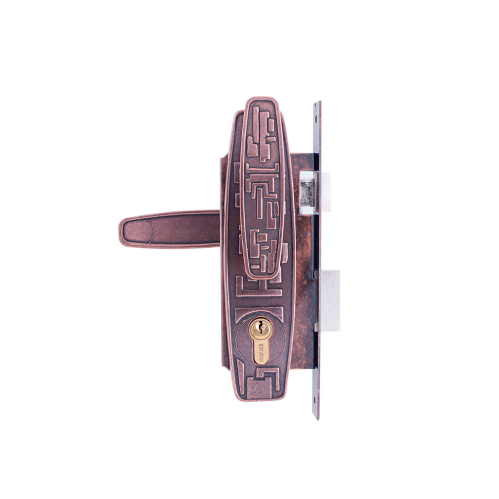 Cerradura 810 Azteca Pavonada 45 mm - Duralock