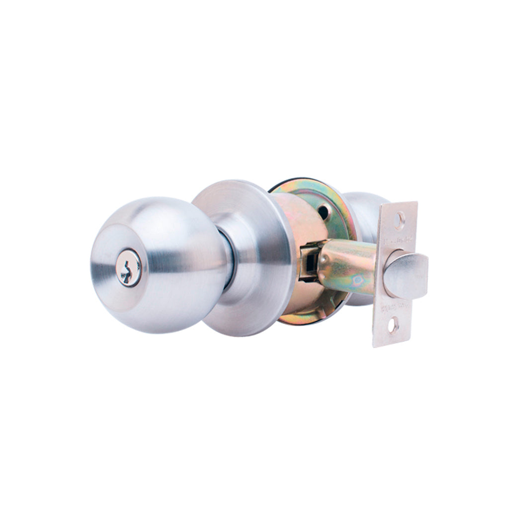 Cerradura de Pomo Metálico 250/251/256 Cromo Mate - Duralock