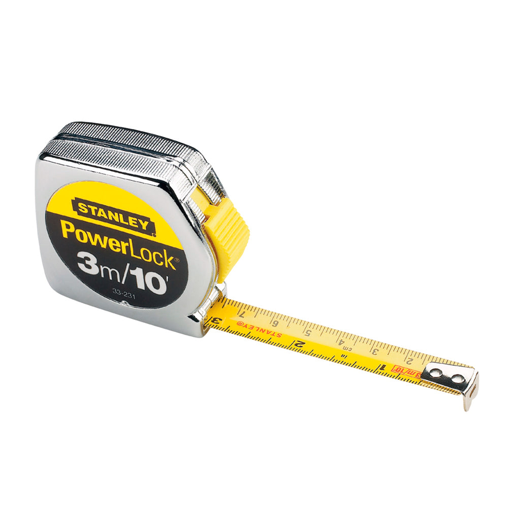 Cinta Métrica (Flexómetro) PowerLock de 3 mt - Stanley