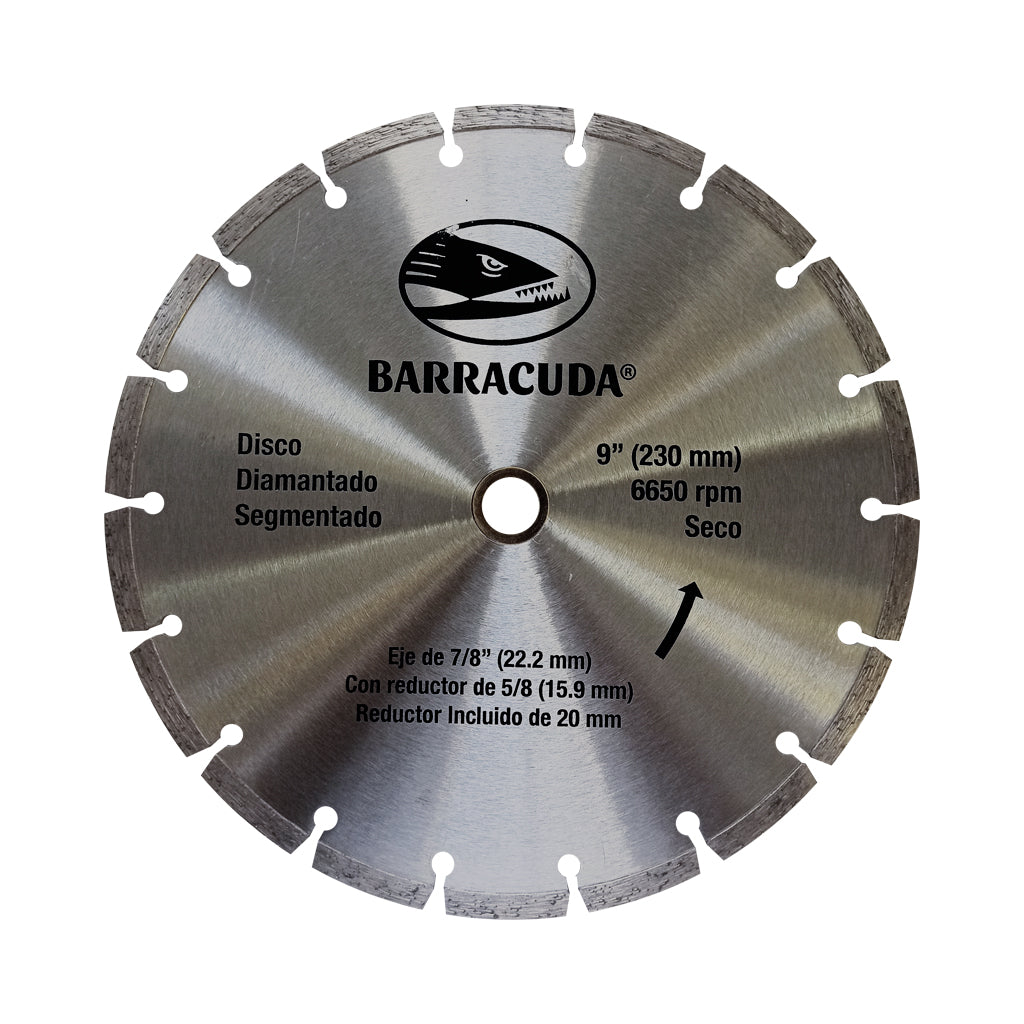 Disco Diamantado Segmentado - Barracuda