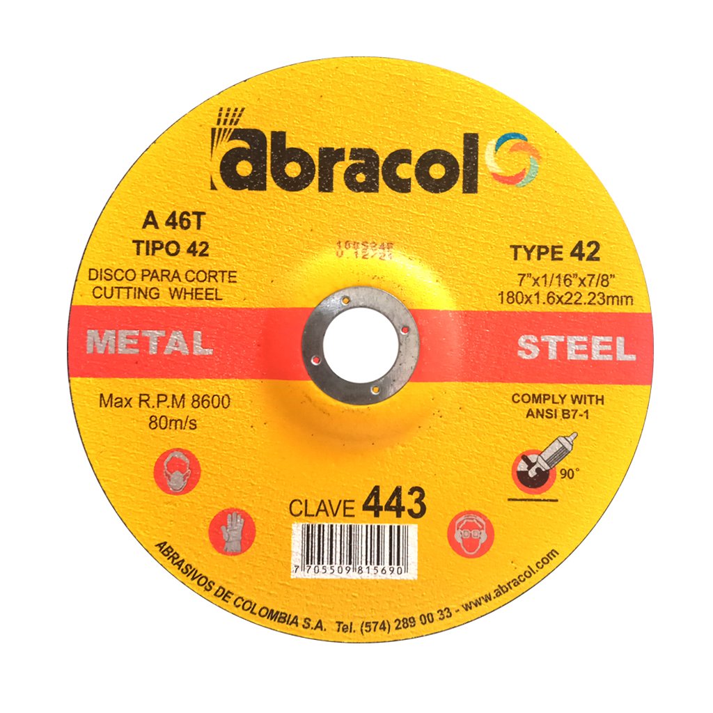 Disco Metal Tipo 42 Abracol