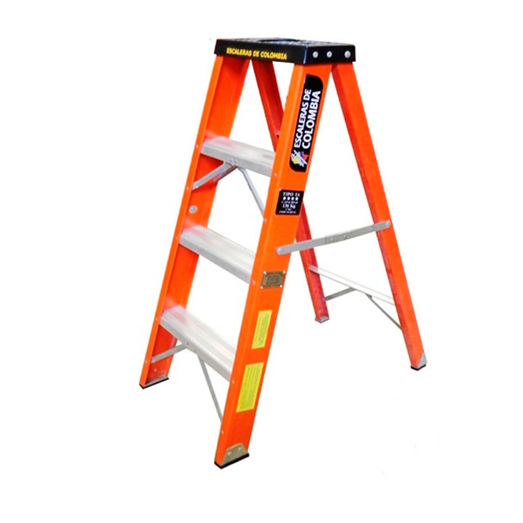 Escalera TF Tijera en Fibra de Vidrio  - Escaleras de Colombia