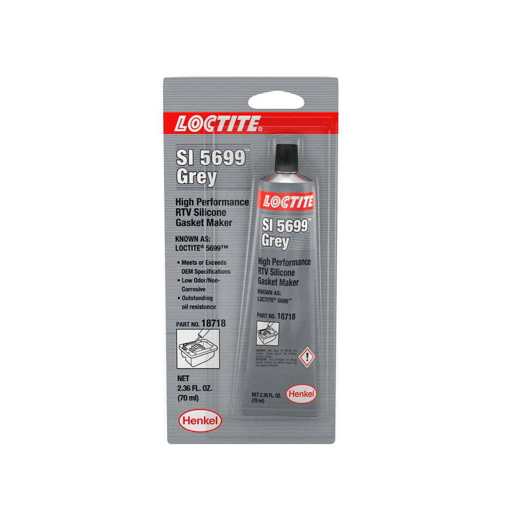 Loctite SI 5699 Silicona Gris Oxímica de 300 ml - Henkel