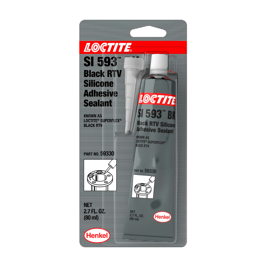 Loctite SI 593 Silicona Superflex Negra de 300 ml - Helkel